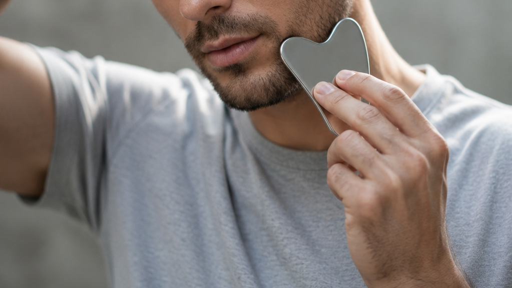 Acryos – Das Ritual Set | Gesichtsroller + Gua Sha