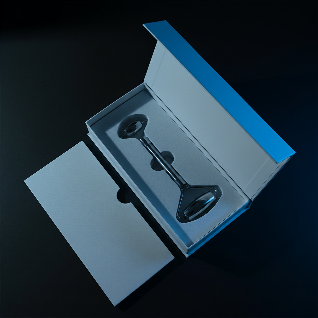 IceForge Magnetverpackung geöffnet mit Roller